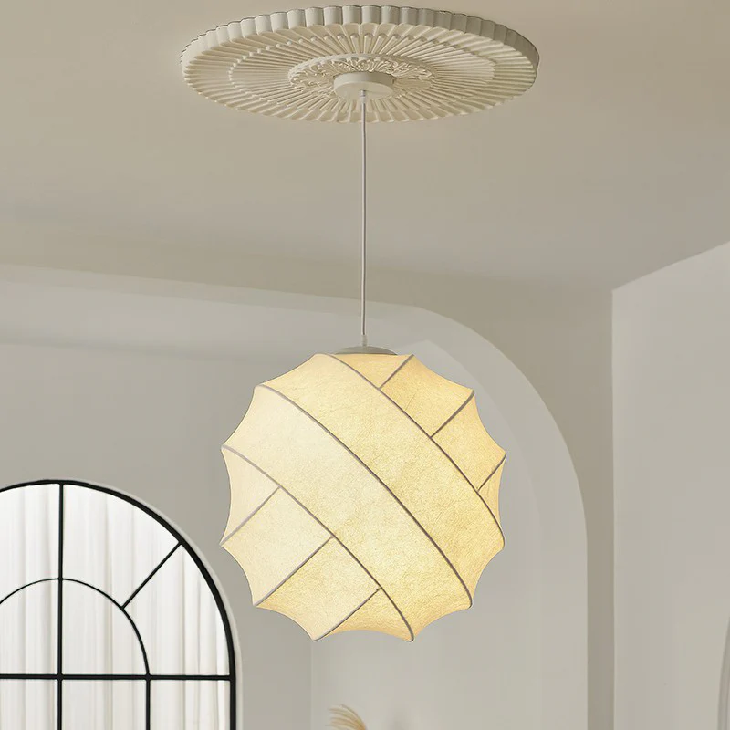 WOMO Globe Silk Pendant Light-WM2759 - Image 5