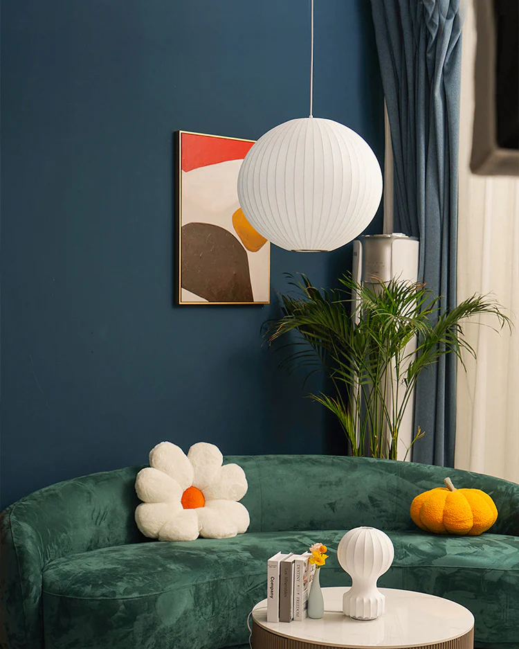 WOMO Globe Silk Pendant Light-WM2964 - Image 8