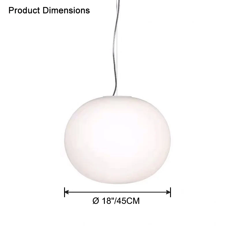 WOMO Globe Small Pendant Light-WM2496 - Image 14
