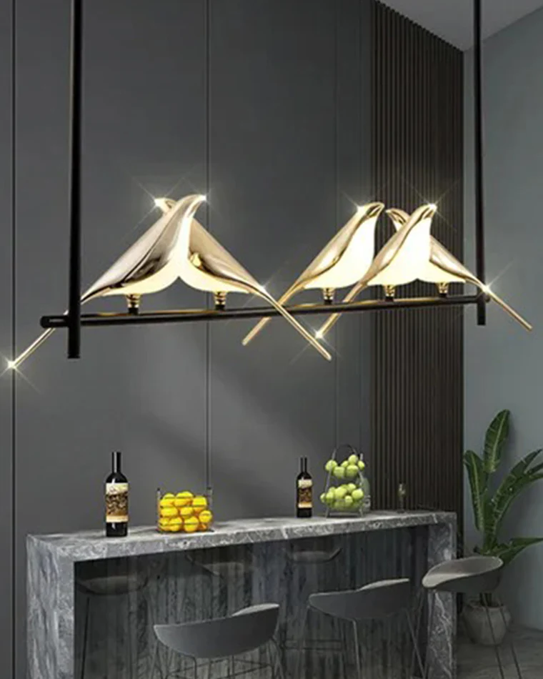 WOMO Gold Bird Chandelier-WM2512a - Image 7