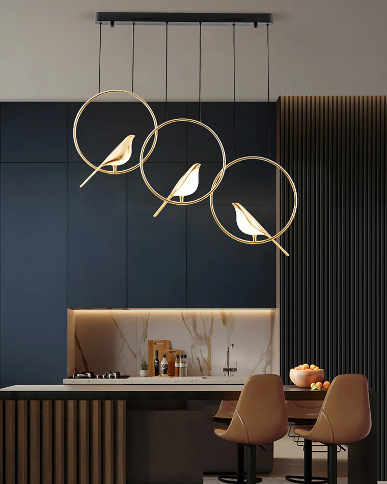WOMO Gold Bird Chandelier-WM2512a - Image 2
