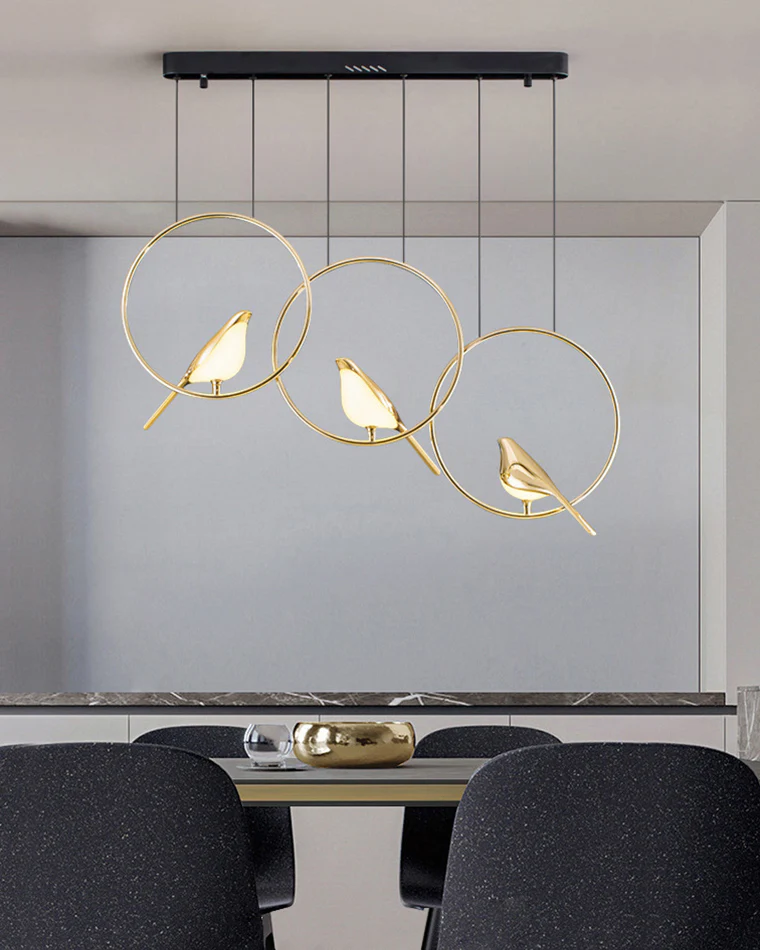 WOMO Gold Bird Chandelier-WM2512a - Image 4