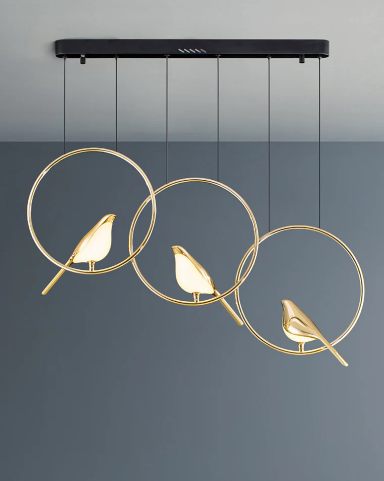 WOMO Gold Bird Chandelier-WM2512a - Image 5