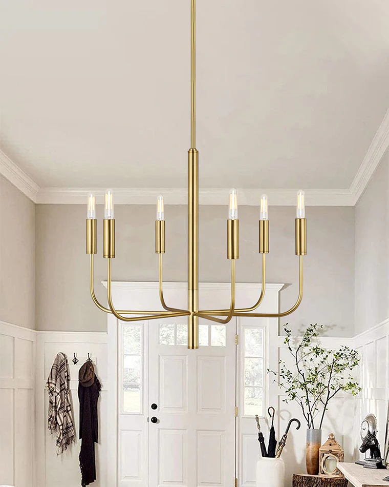 WOMO Gold Candlestick Chandelier-WM2509 - Image 5