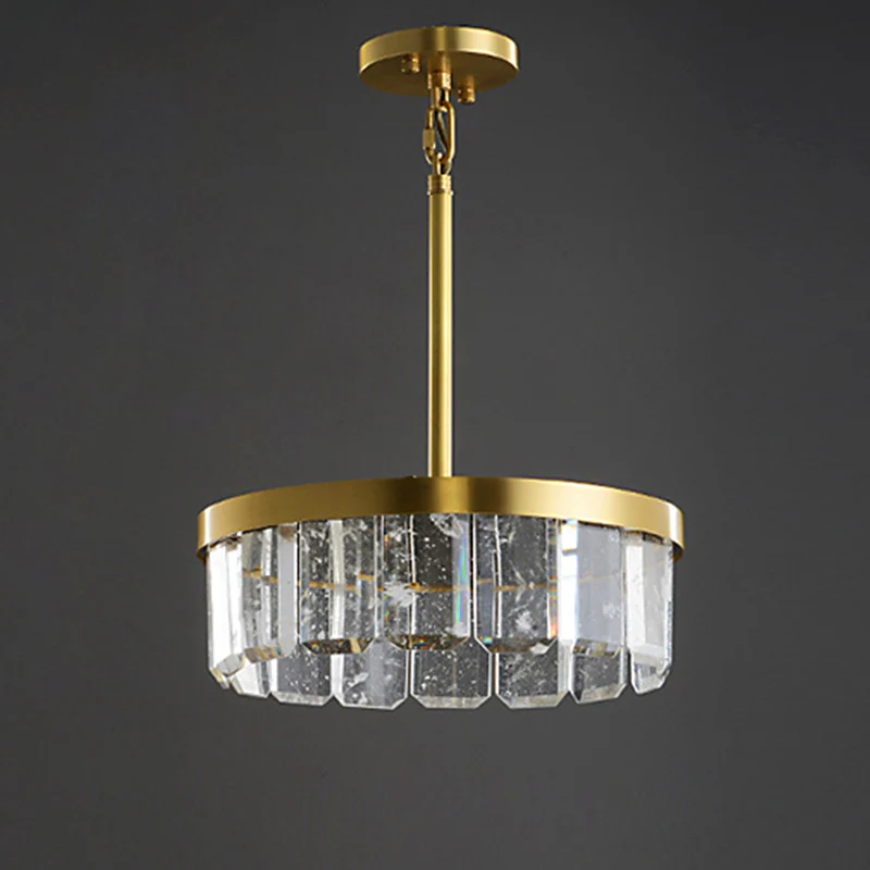 WOMO Gold Crystal Round Chandelier-WM2538 - Image 12