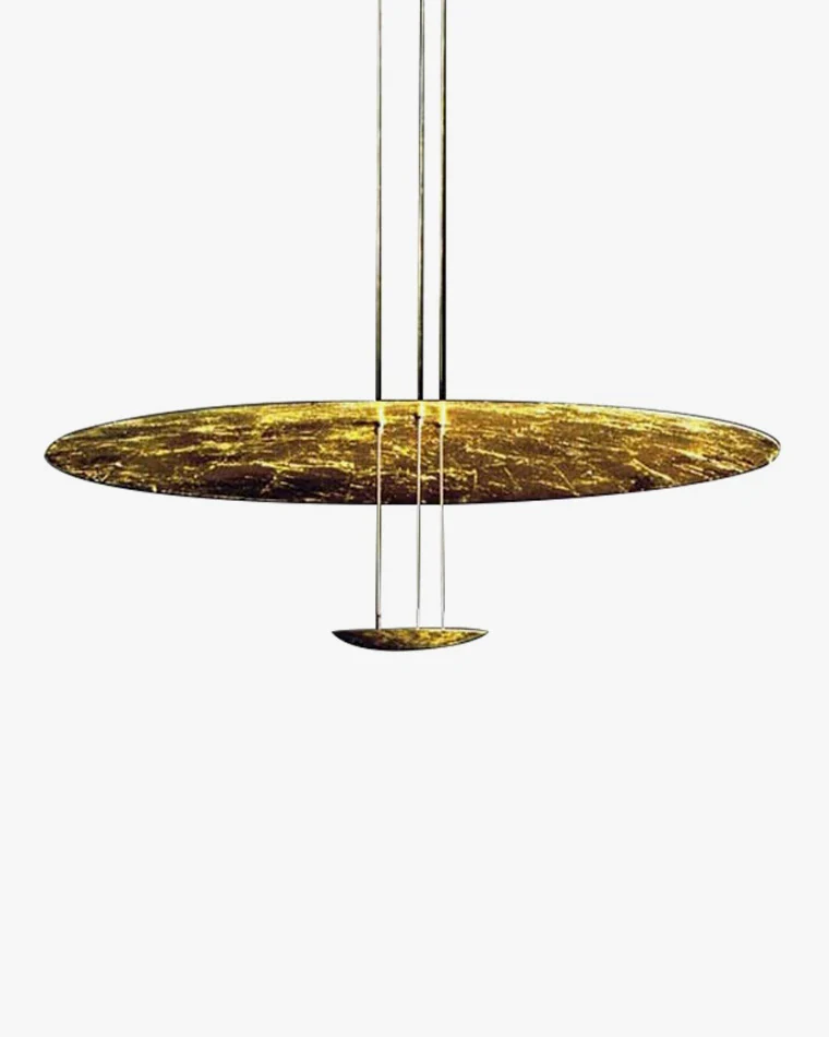 WOMO Gold Disc Pendant Light-WM2476