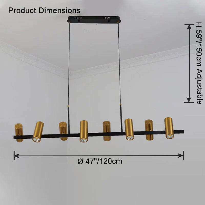 WOMO Gold Spotlight Chandelier-WM2698 - Image 20