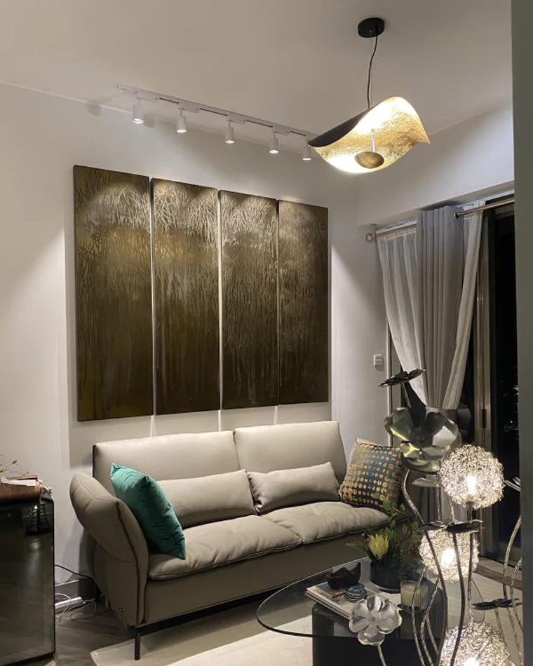 WOMO Goldleaf Pendant Light-WM2088 - Image 21