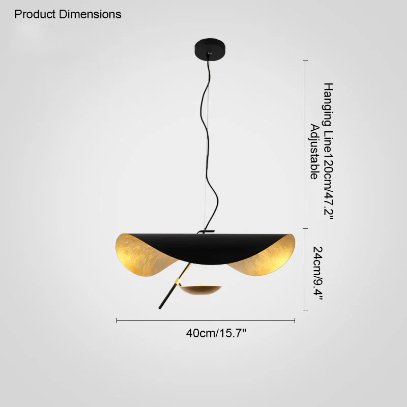 WOMO Goldleaf Pendant Light-WM2088 - Image 31