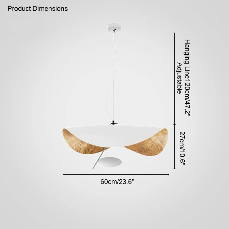 WOMO Goldleaf Pendant Light-WM2088 - Image 39