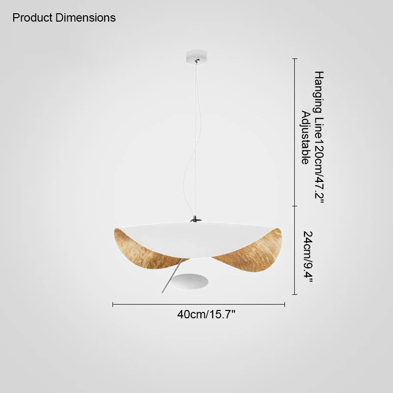 WOMO Goldleaf Pendant Light-WM2088 - Image 41