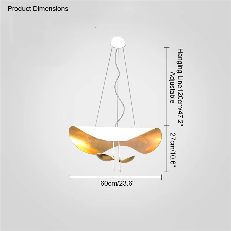 WOMO Goldleaf Pendant Light-WM2088 - Image 43