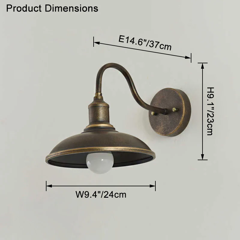 WOMO Gooseneck Barn Wall Lamp-WM9143 - Image 27