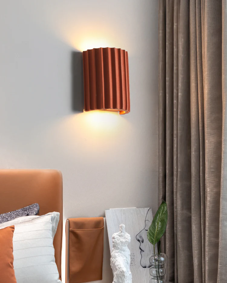 WOMO Half Cylinder Fluted Wall Sconce-WM6137 - Image 2