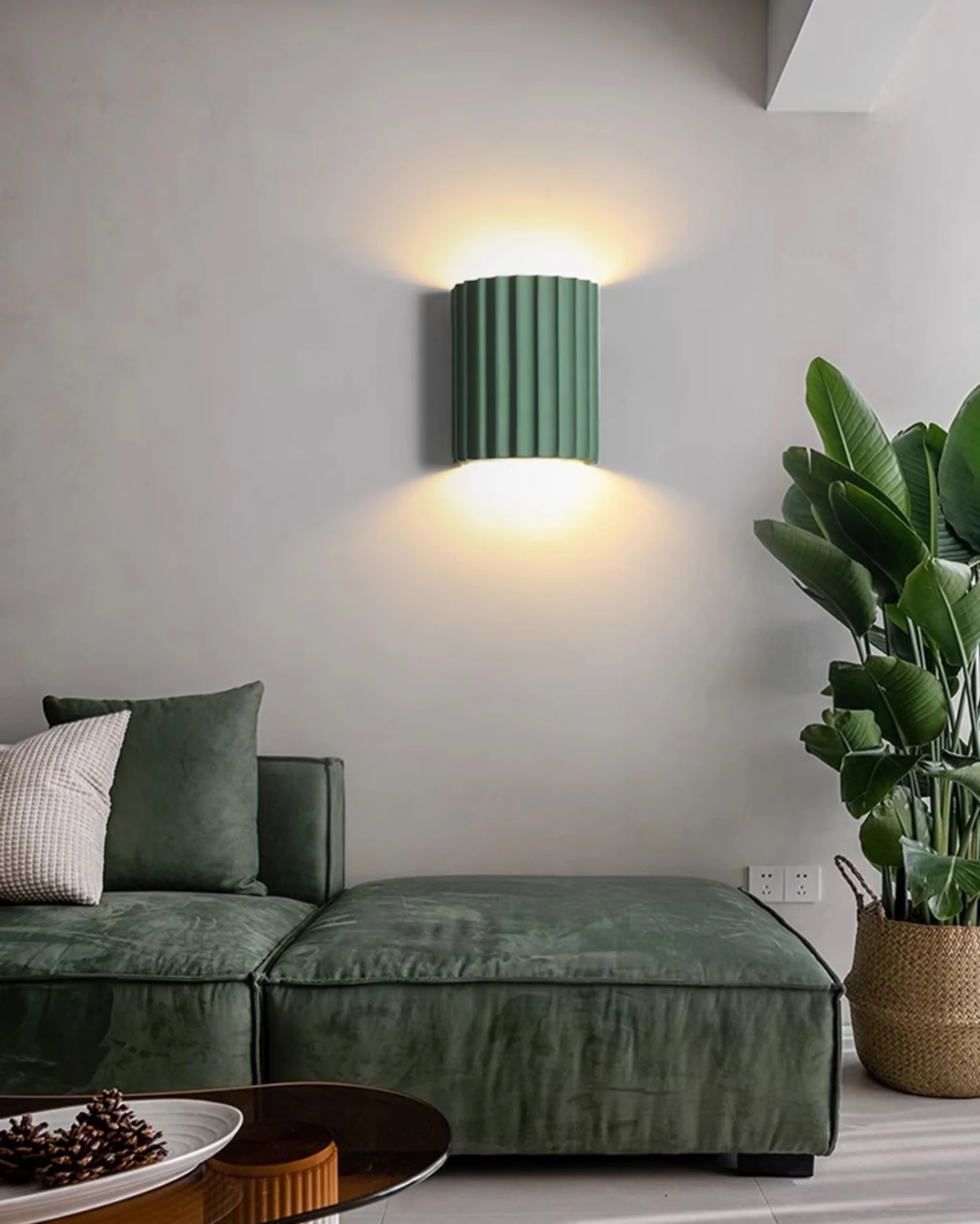 WOMO Half Cylinder Fluted Wall Sconce-WM6137 - Image 4