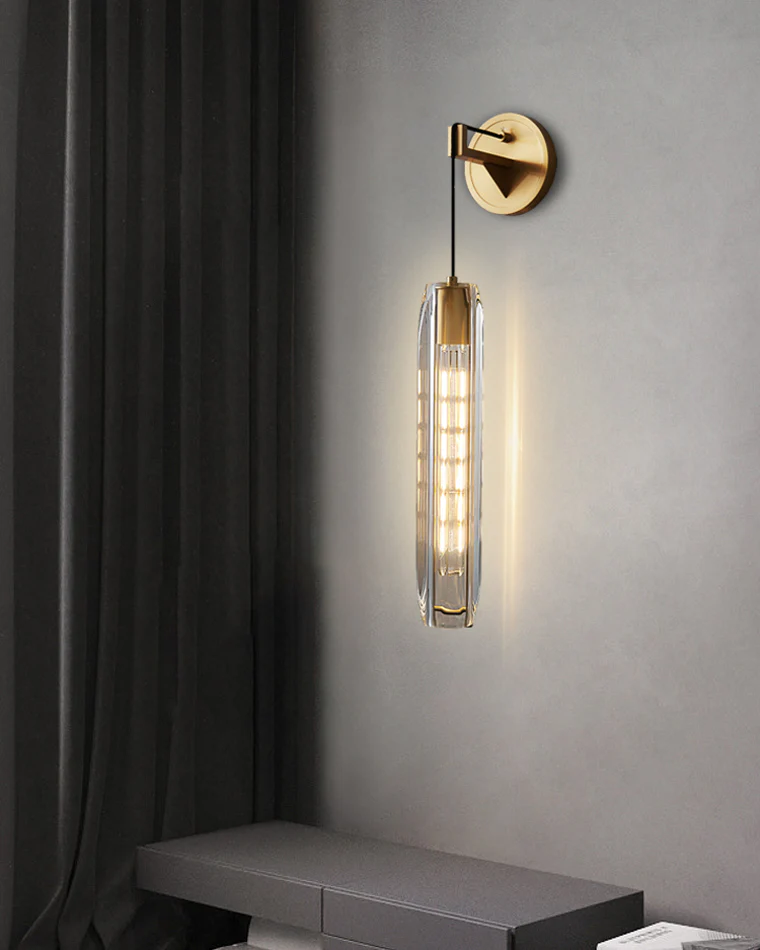 WOMO Hanging Crystal Wall Sconce-WM6094 - Image 2