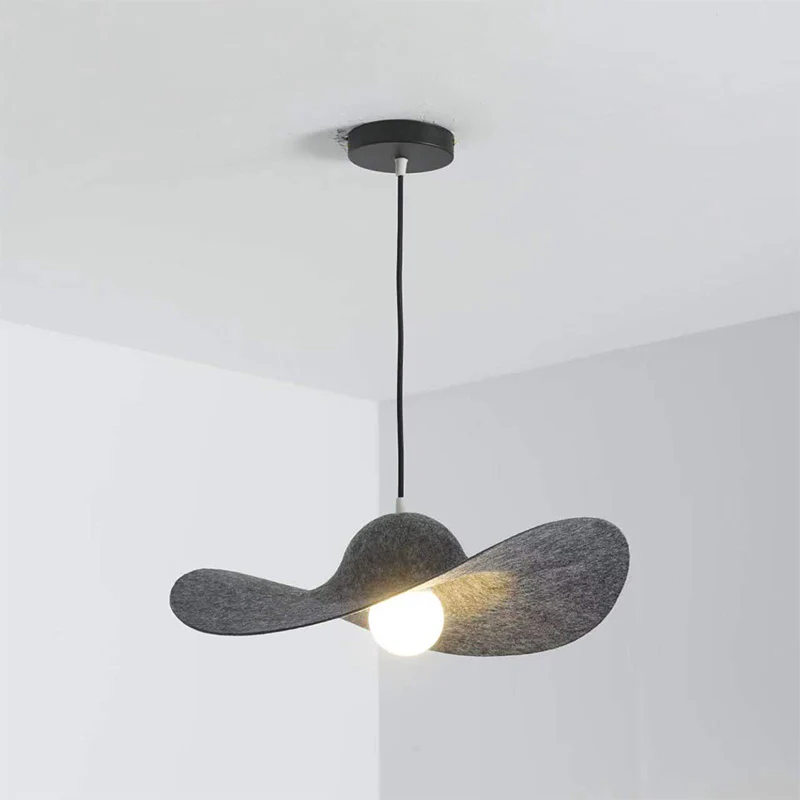 WOMO Hat Felt Pendant Light-WM2482 - Image 11