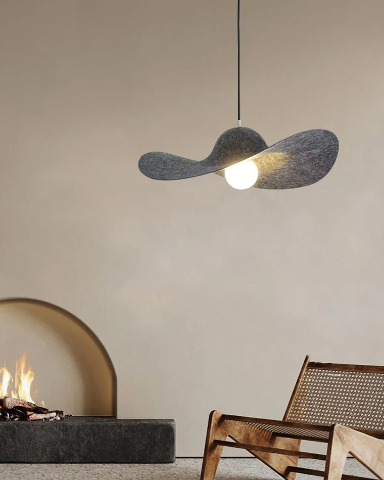 WOMO Hat Felt Pendant Light-WM2482 - Image 3
