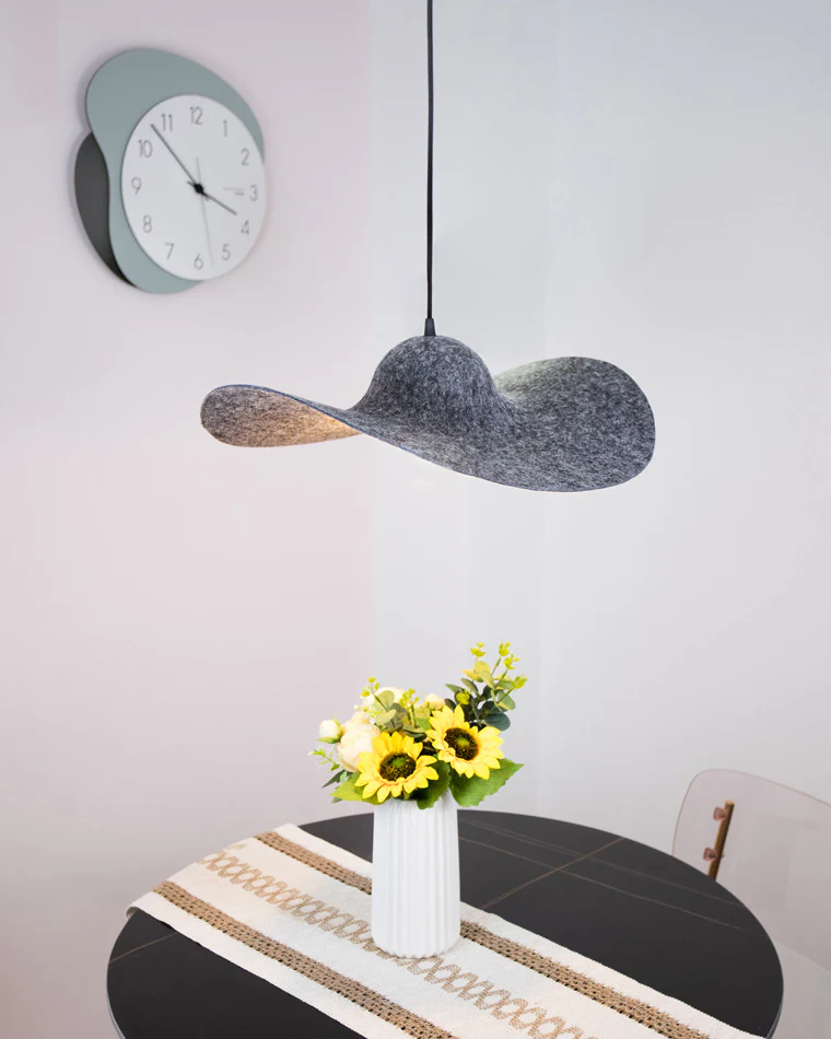 WOMO Hat Felt Pendant Light-WM2482 - Image 7