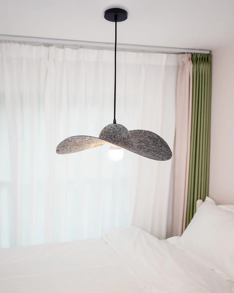 WOMO Hat Felt Pendant Light-WM2482 - Image 8