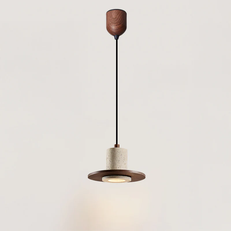 WOMO Hat Travertine Pendant Light-WM3091 - Image 8