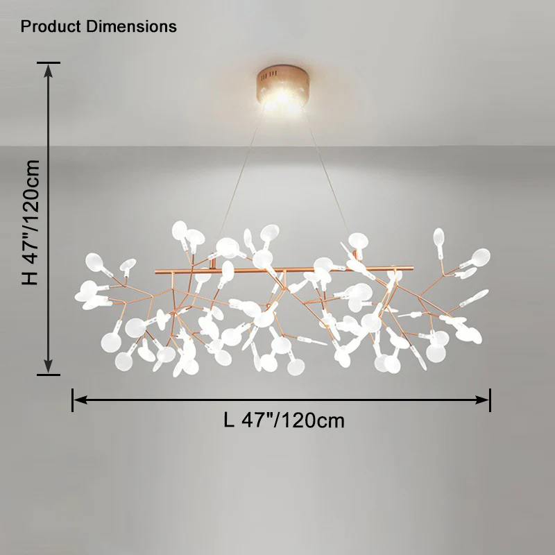WOMO Heracleum/Firefly Linear Chandelier-WM2436 - Image 10
