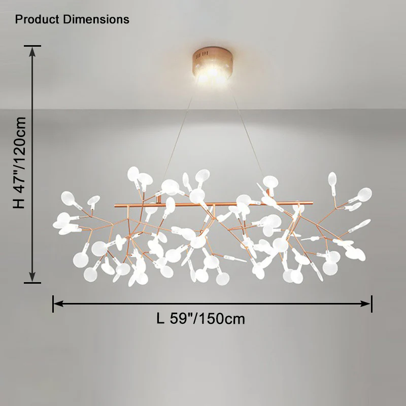 WOMO Heracleum/Firefly Linear Chandelier-WM2436 - Image 12