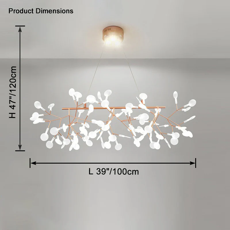 WOMO Heracleum/Firefly Linear Chandelier-WM2436 - Image 8
