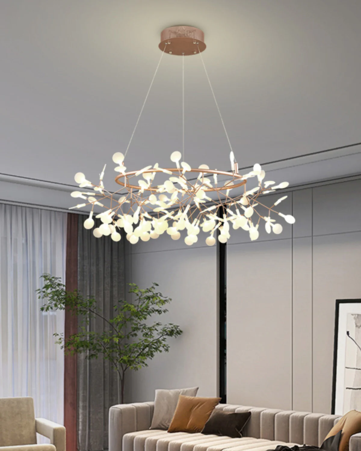 WOMO Heracleum/Firefly Round Chandelier-WM2435 - Image 21