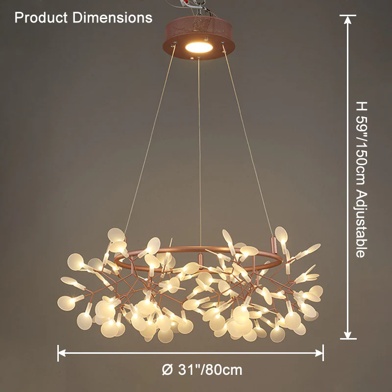 WOMO Heracleum/Firefly Round Chandelier-WM2435 - Image 39