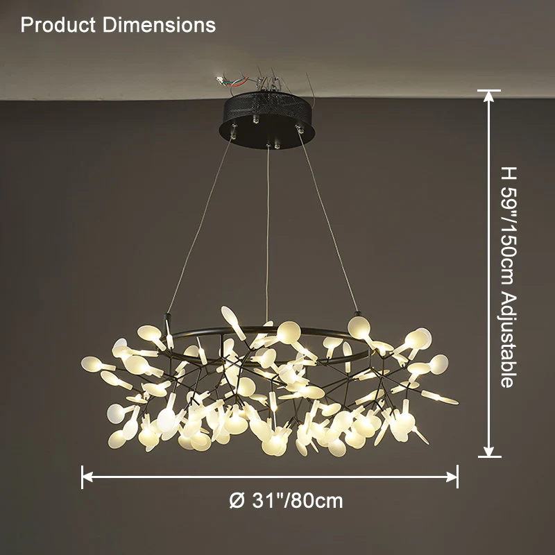 WOMO Heracleum/Firefly Round Chandelier-WM2435 - Image 57