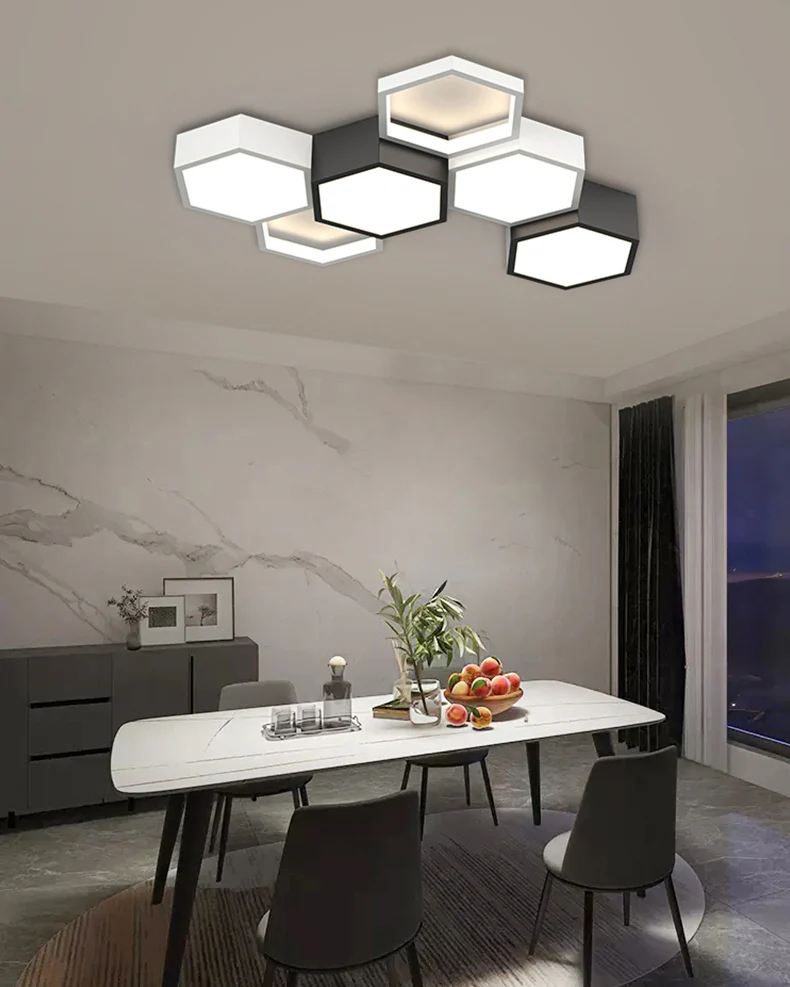 WOMO Honeycomb Flush Mount Ceiling Light-WM1127 - Image 6