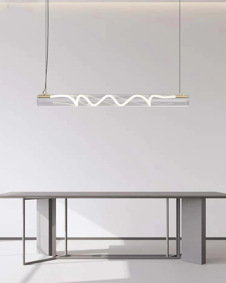 WOMO Rope Led Horizontal Tube Pendant Light-WM2766 - Image 4
