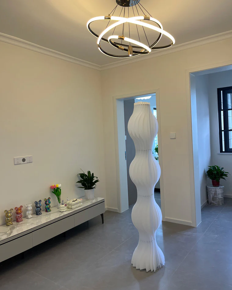 WOMO Wavy Column Floor Lamp with Hue Dimmer-WM7074 - Image 41
