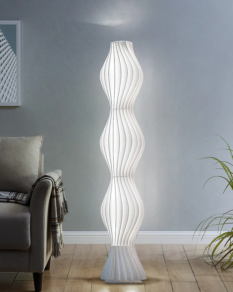 WOMO Wavy Column Floor Lamp with Hue Dimmer-WM7074 - Image 74