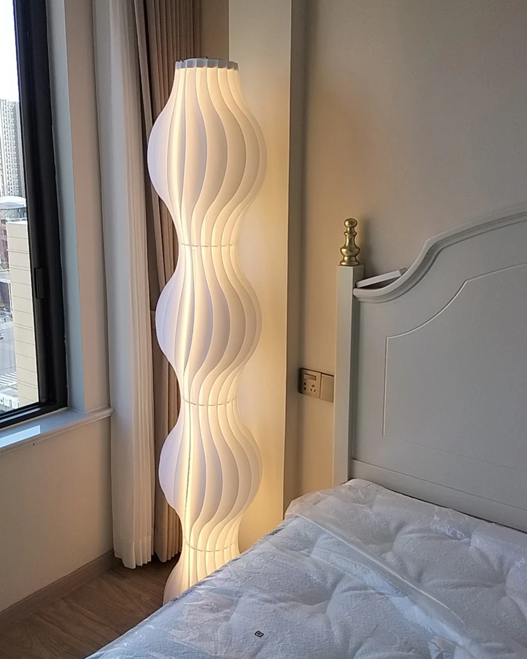 WOMO Wavy Column Floor Lamp with Hue Dimmer-WM7074 - Image 82
