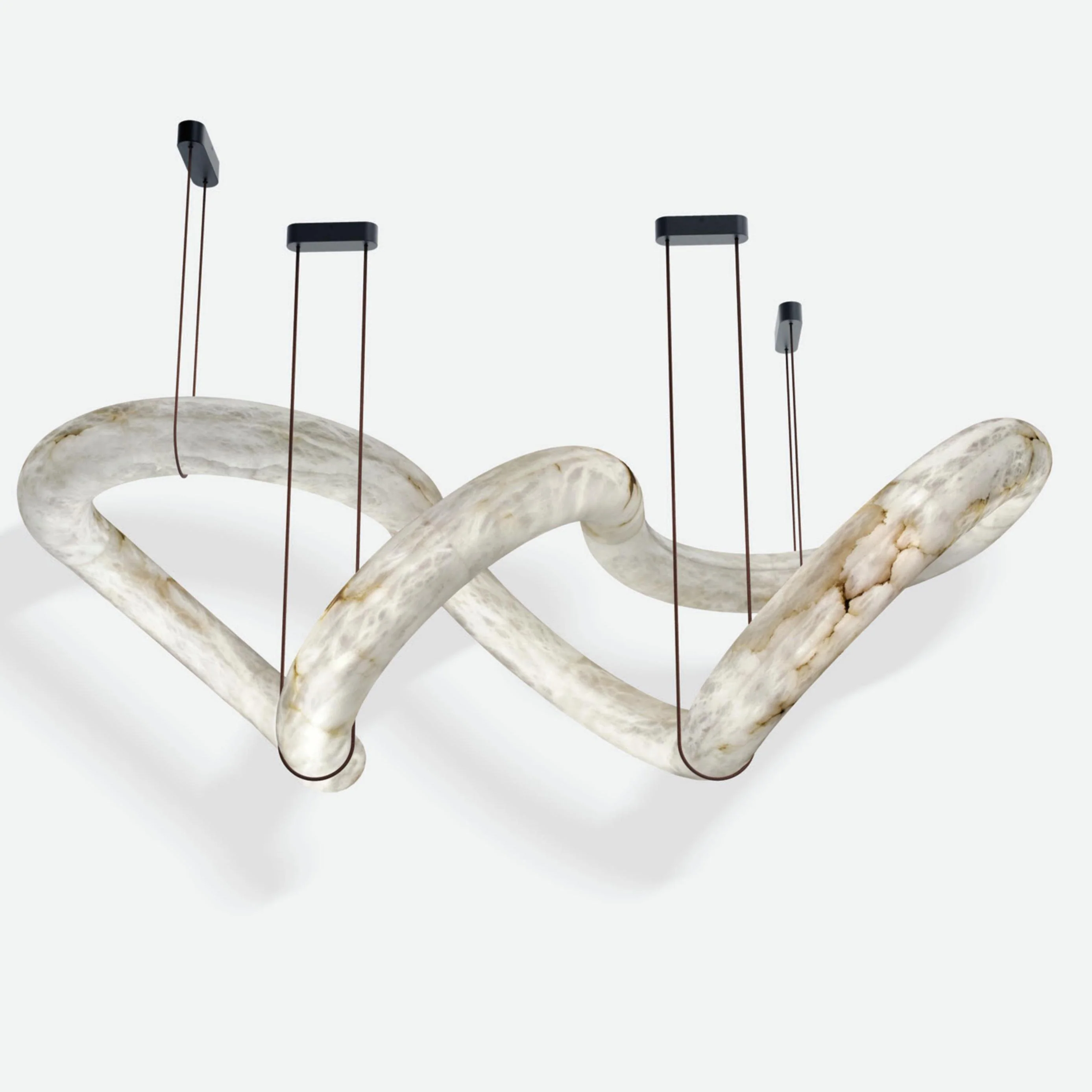 WOMO Infinity Large Alabaster Chandelier-WM2883 - Image 15