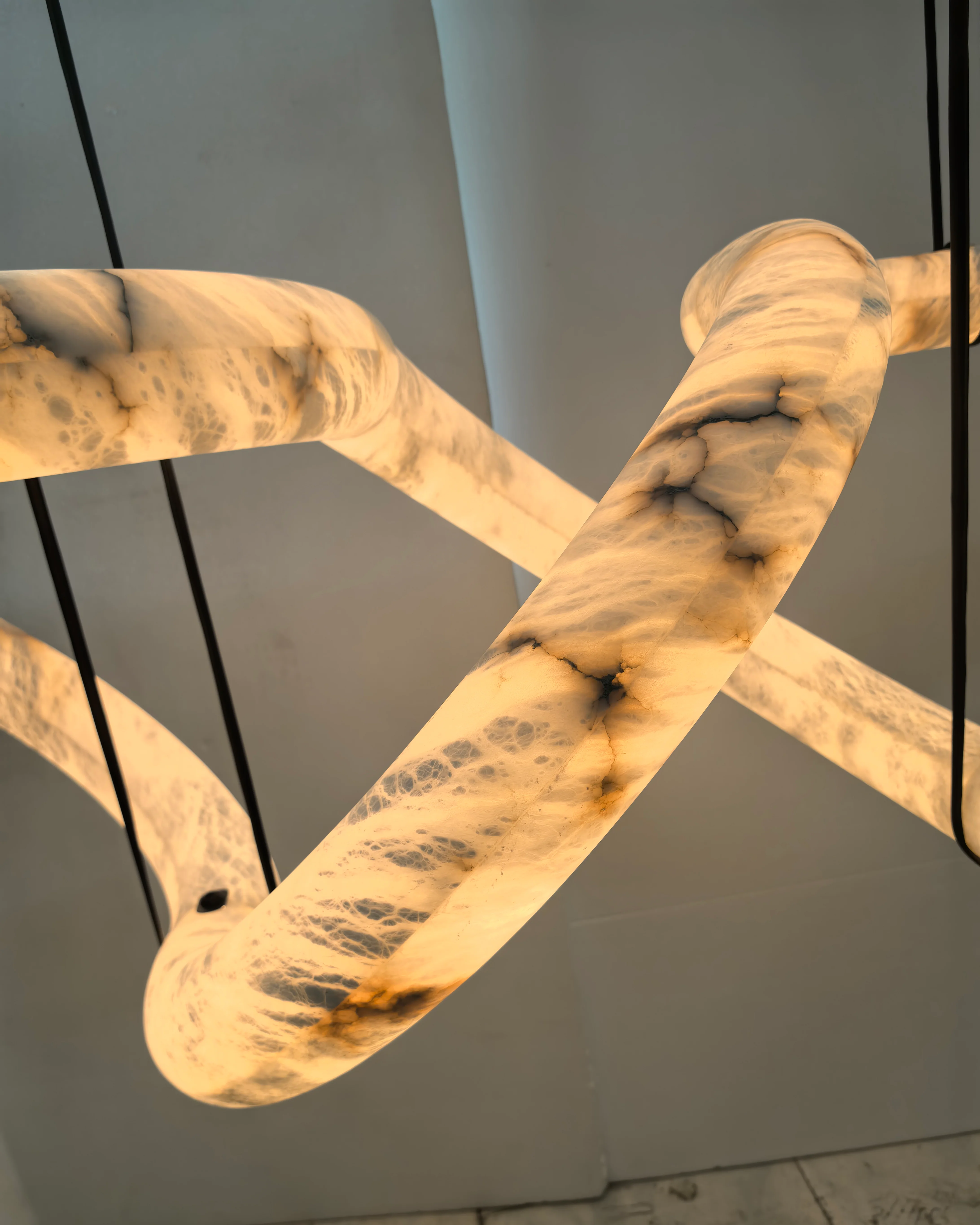 WOMO Infinity Large Alabaster Chandelier-WM2883 - Image 19