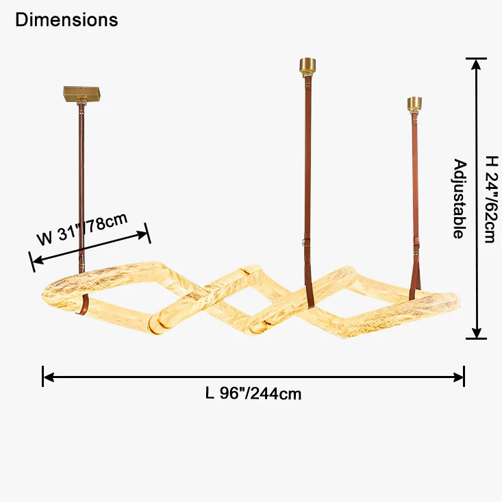 WOMO Infinity Massive Alabaster Chandelier-WM2884 - Image 13