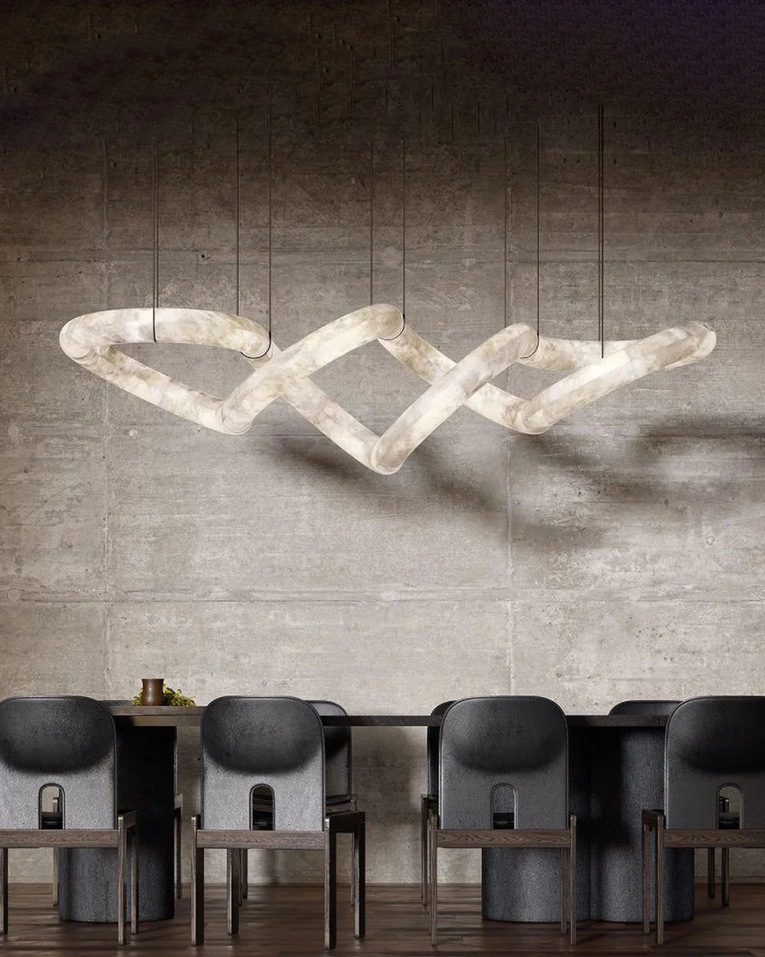 WOMO Infinity Massive Alabaster Chandelier-WM2884 - Image 7