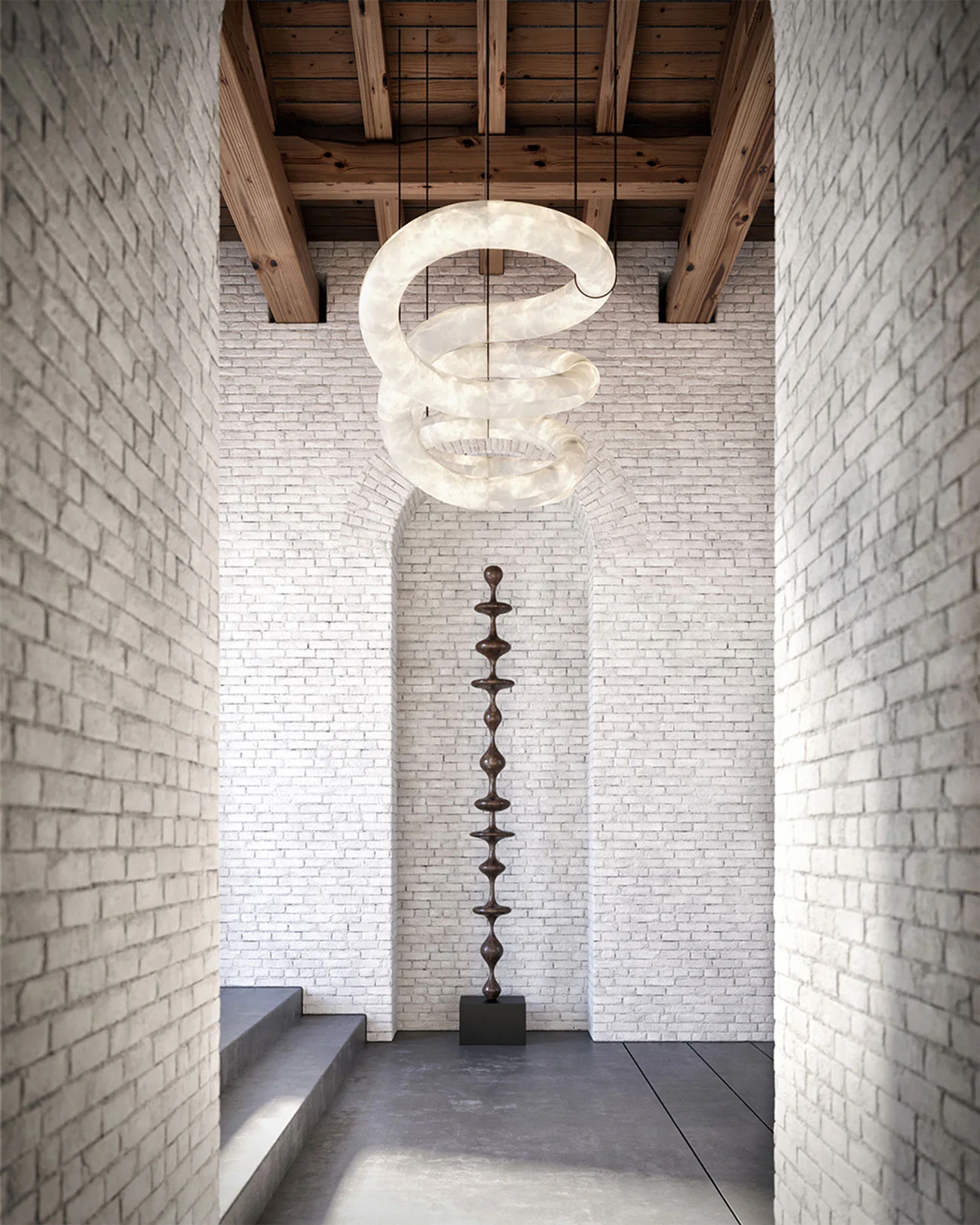 WOMO Infinity Massive Alabaster Chandelier-WM2884 - Image 9