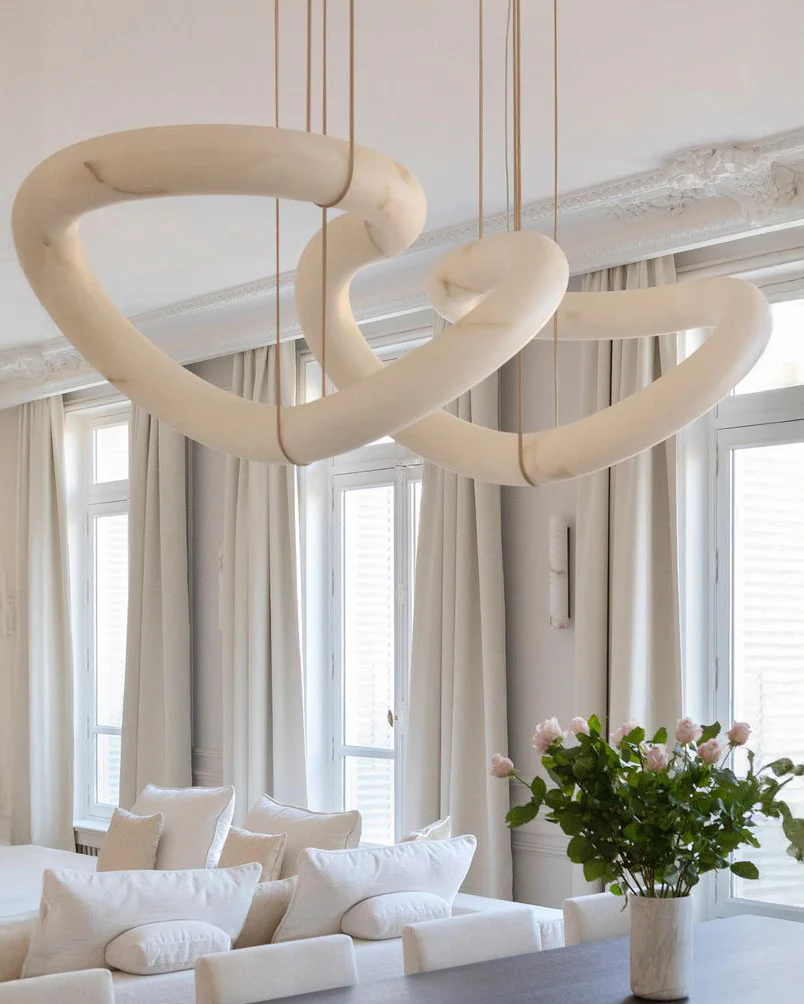 WOMO Infinity Alabaster Chandelier-WM2886 - Image 4