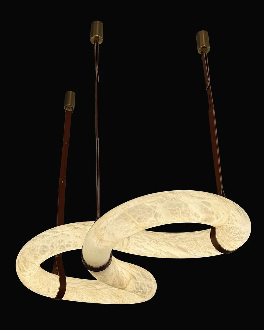 WOMO Infinity Alabaster Chandelier-WM2886 - Image 5