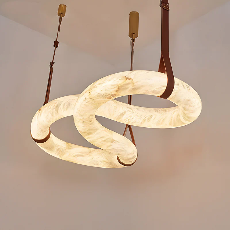 WOMO Infinity Alabaster Chandelier-WM2886 - Image 7