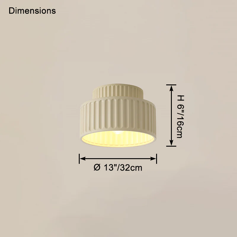WOMO Japandi Drum Ceiling Light-WM1148 - Image 11