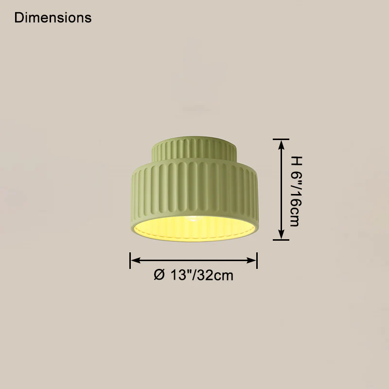 WOMO Japandi Drum Ceiling Light-WM1148 - Image 13