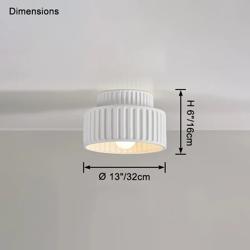 WOMO Japandi Drum Ceiling Light-WM1148 - Image 17