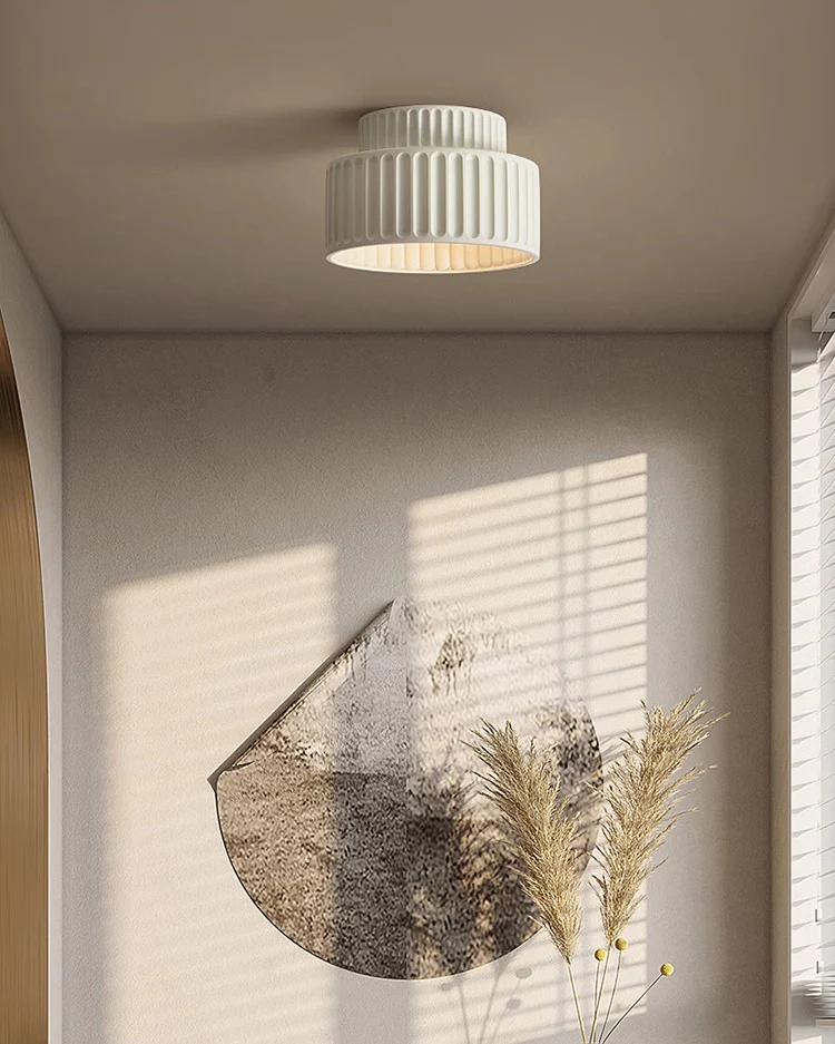 WOMO Japandi Drum Ceiling Light-WM1148 - Image 2