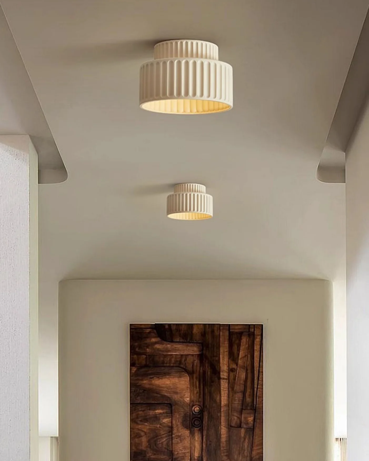 WOMO Japandi Drum Ceiling Light-WM1148 - Image 3