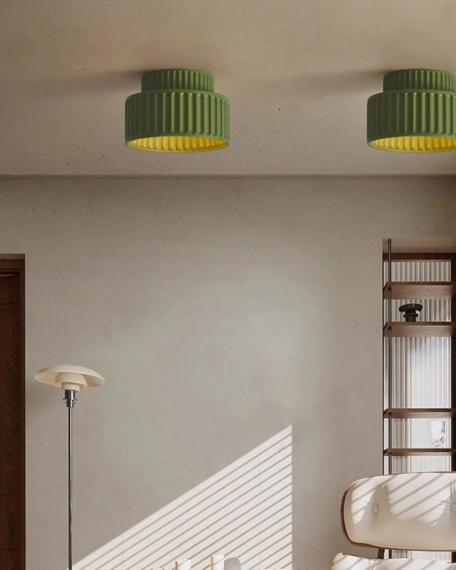 WOMO Japandi Drum Ceiling Light-WM1148 - Image 8